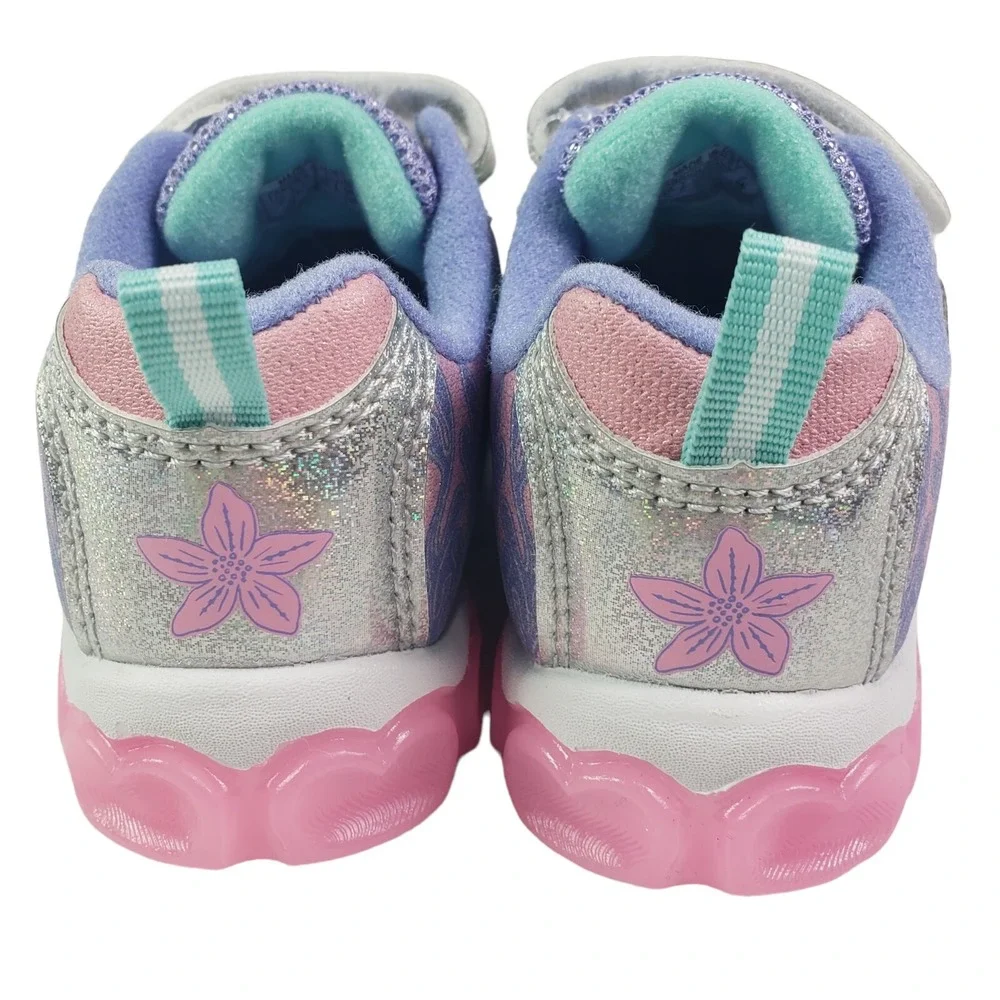 Disney Girls' Mermaid Shoes - Laceless LED Light Up Shoes Pink Size 6 (15cm) New